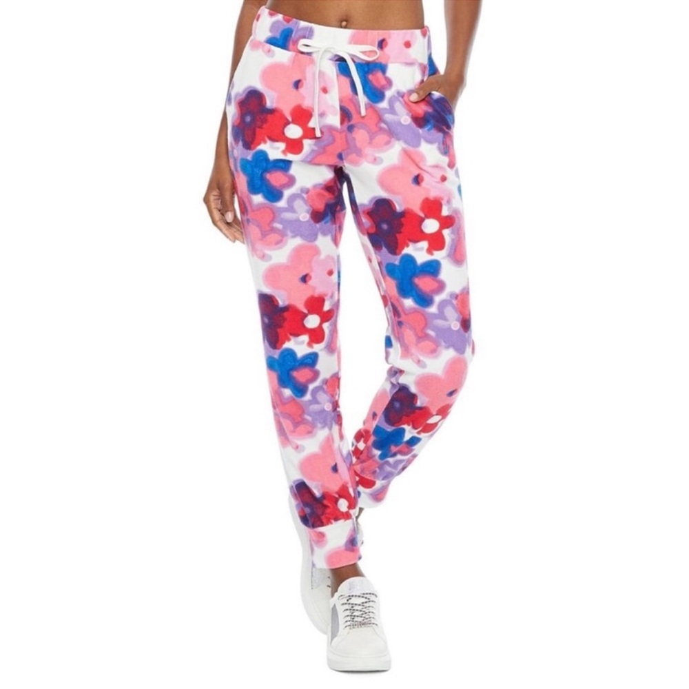 JUICY COUTURE All Over Floral Terry Jogger‎ Sweatpant